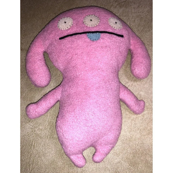 UglyDoll Peaco Plush Pink 8” Classic Rare Retired Stuffed Animal 2006 - Picture 1 of 6